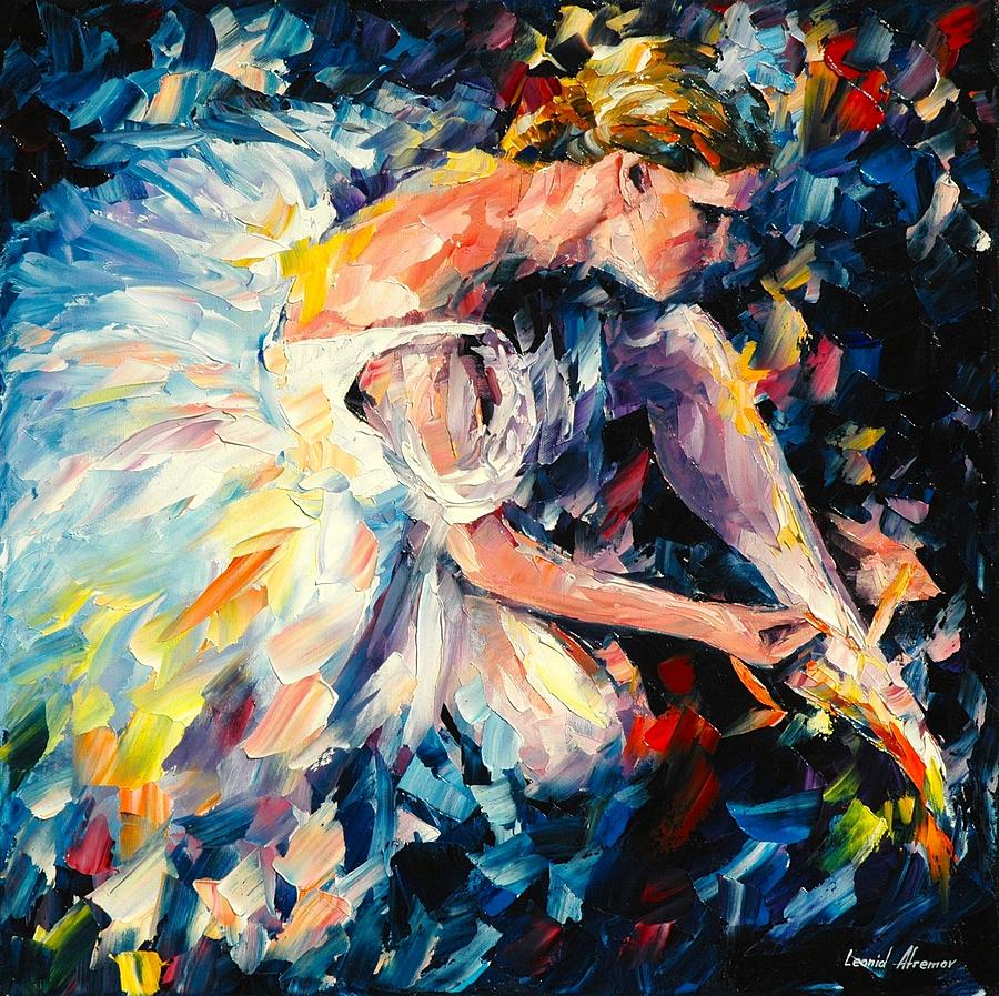 Ballerina Painting by Leonid Afremov | Fine Art America