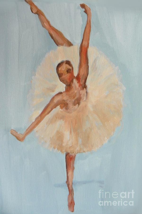 Ballerina Painting by Marisela Mungia