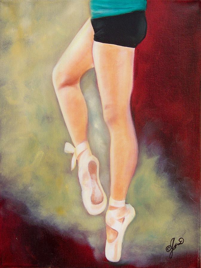 Ballerina Moves 2 Painting by Joni McPherson