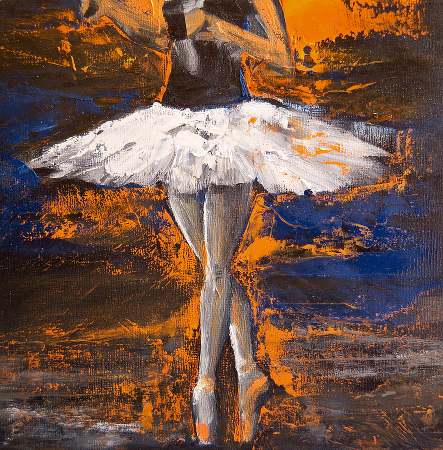 Ballerina En Pointe Painting by Jani Freimann