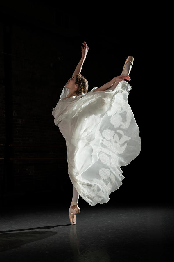 Ballerina Performing Attitude In Photograph by Nisian Hughes