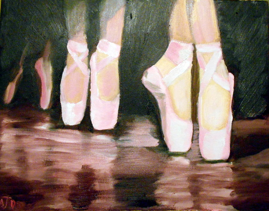 Ballerina Painting - Ballerina series by AJ Devlin