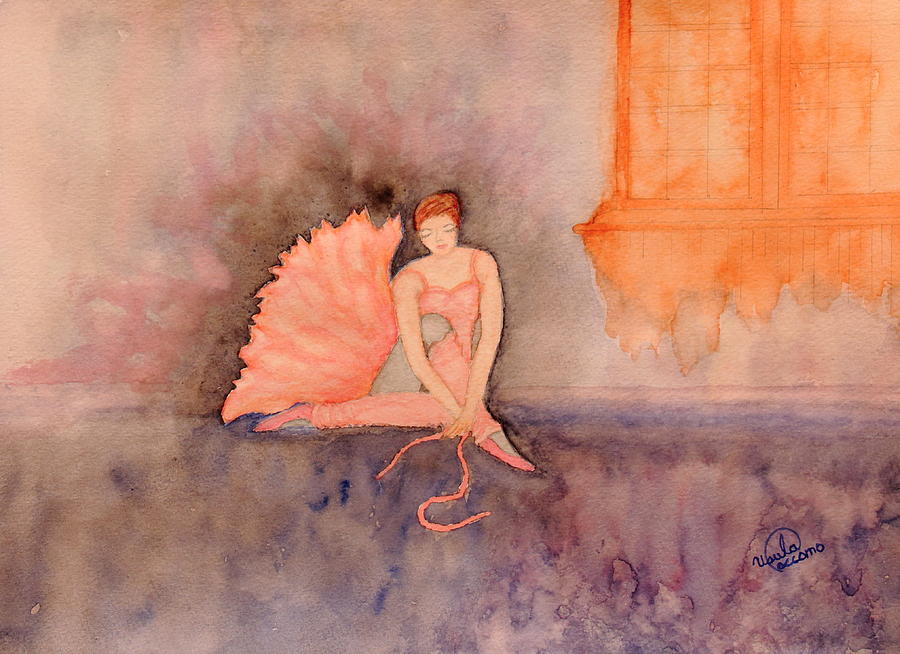 Ballerina Painting - Ballerina by Ursula Coccomo
