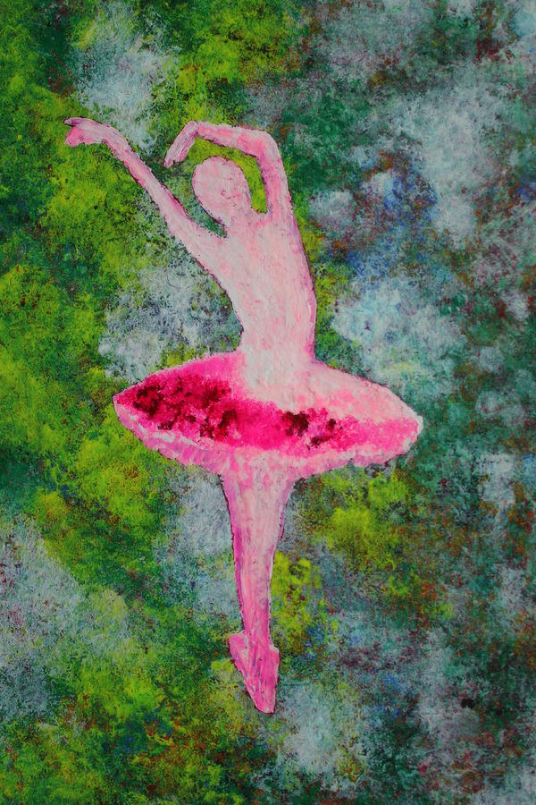 Ballerina Painting by V C