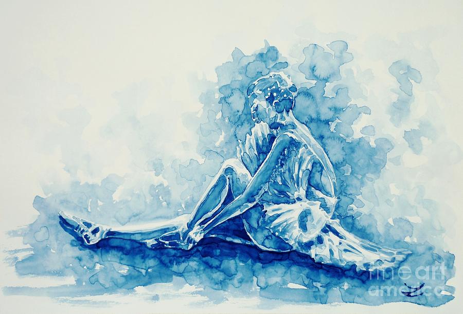 Ballerina  Painting by Zaira Dzhaubaeva
