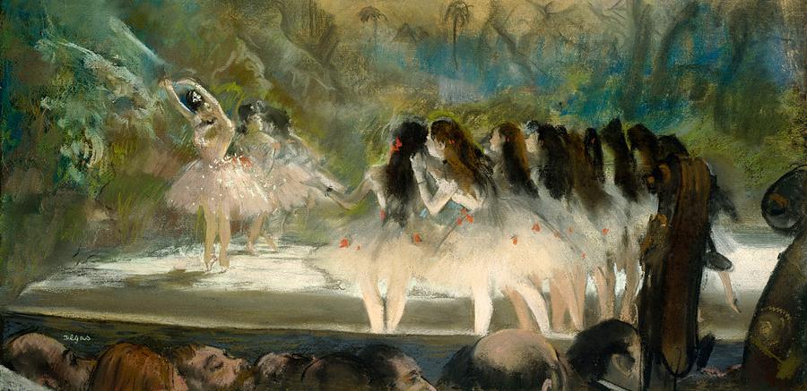 Impressionism Painting - Ballet at the Paris Opera by Edgar Degas