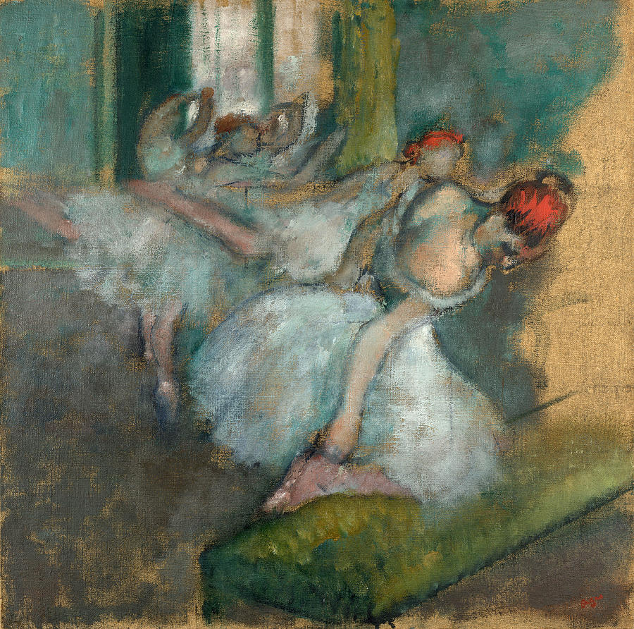 Ballet Dancers Painting by Edgar Degas