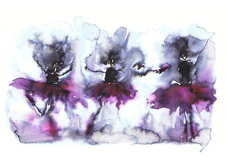 Ballet Dancers Painting
