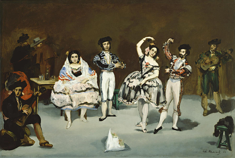 Edouard Manet Painting - Ballet Espagnol by Celestial Images