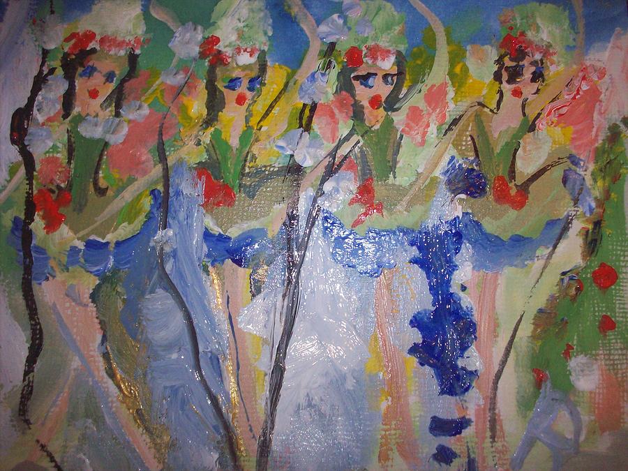 Ballet good night out Painting by Judith Desrosiers