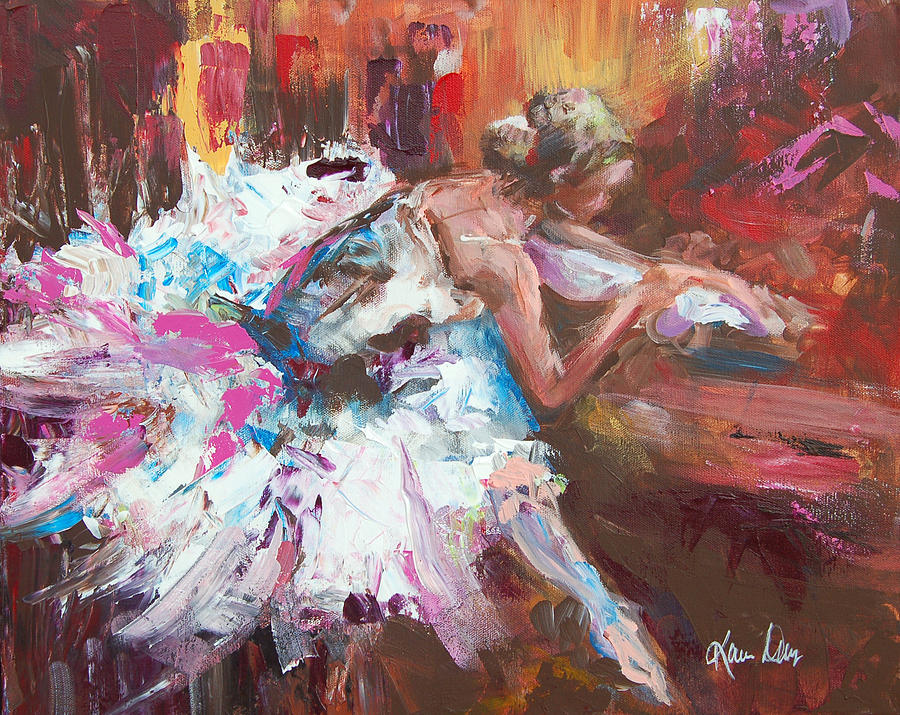 Ballet Painting by Karen Ahuja