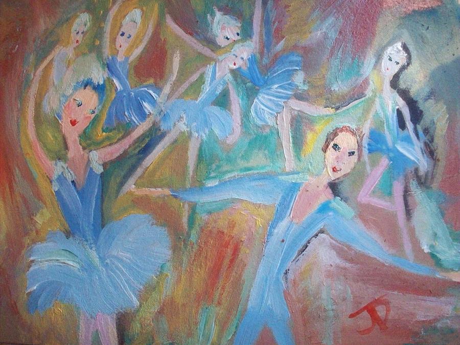 Ballet mash up Painting by Judith Desrosiers