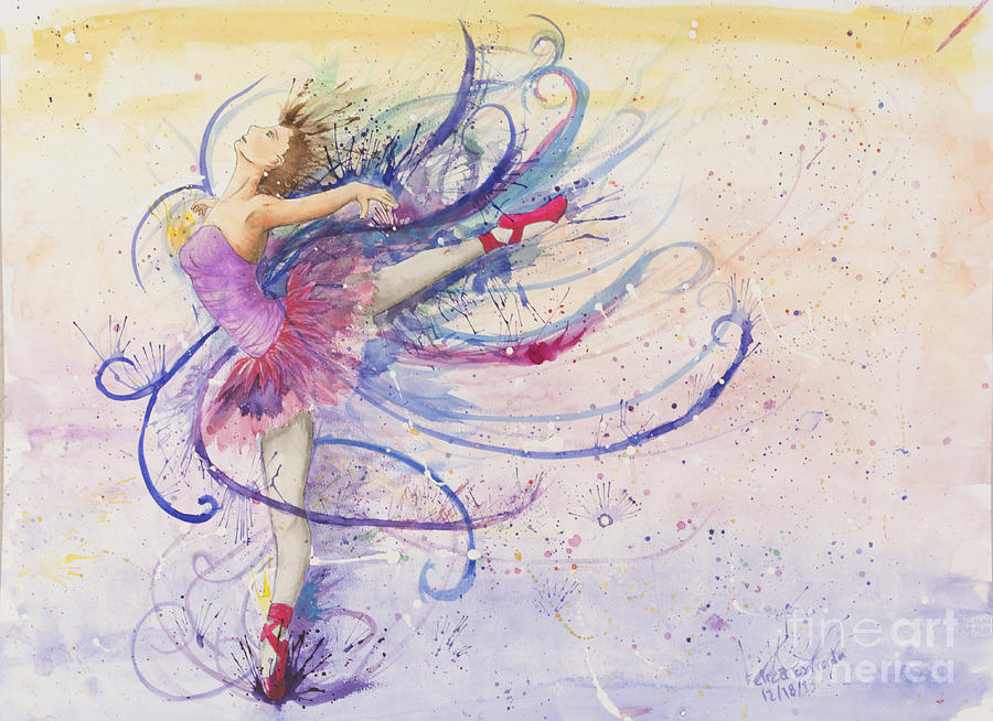 Ballet Movement Mixed Media by Feliza Estrada - Fine Art America