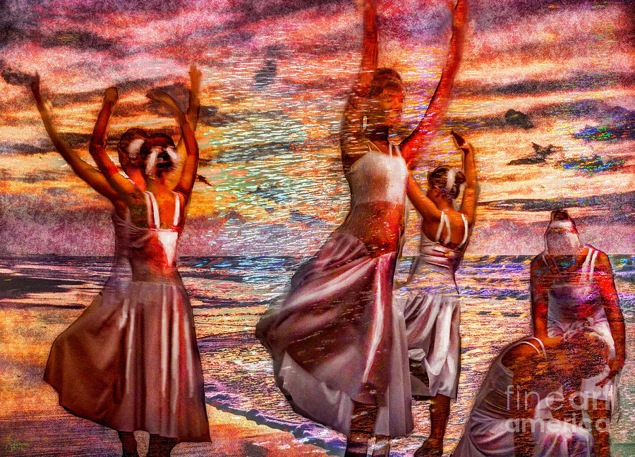 Abstract Photograph - Ballet On The Beach by Jeff Breiman