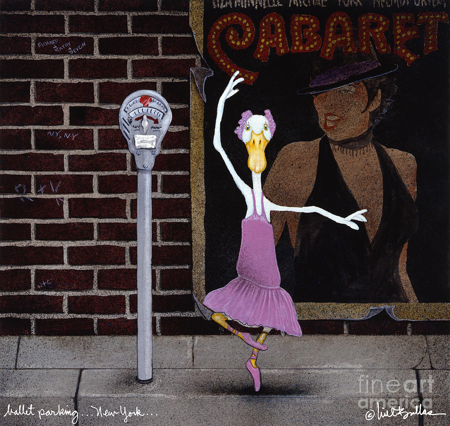 Ballet Partking...New York... Painting by Will Bullas
