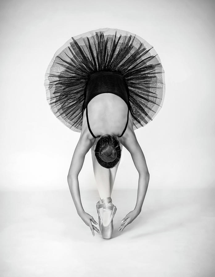 Black And White Photograph - Ballet Technique by Pauline Pentony Ma