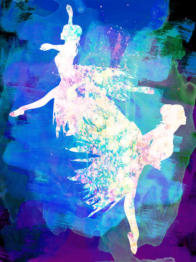 Ballet Painting - Ballet Watercolor 2 by Naxart Studio