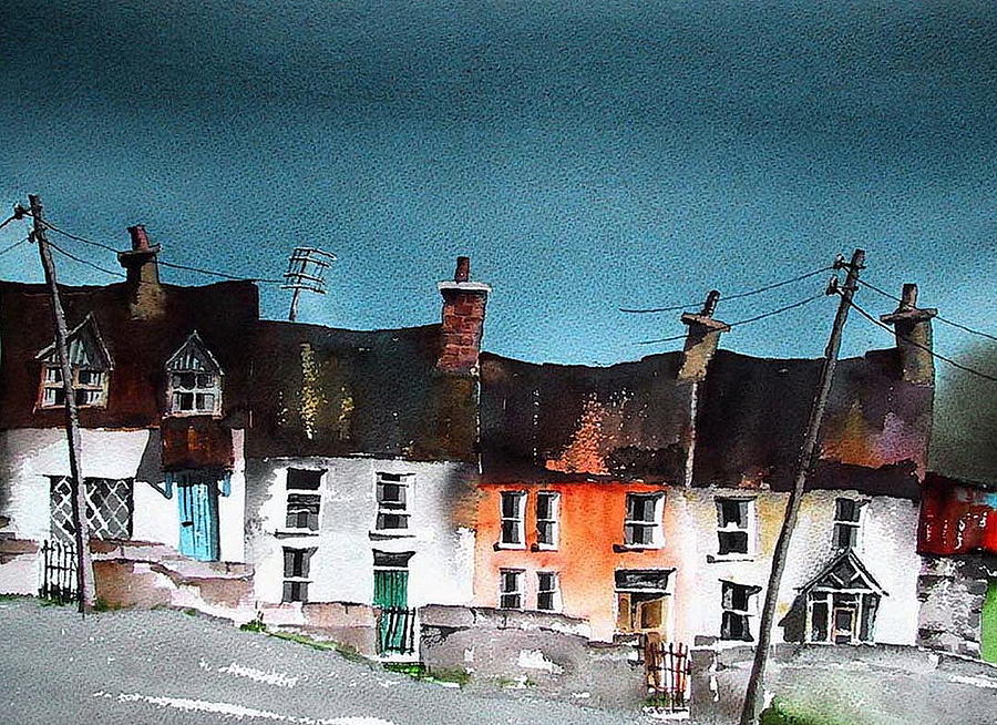 Ballinaclash Wicklow Ireland Painting by Val Byrne