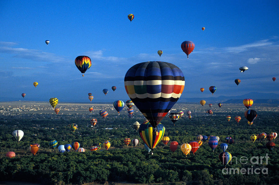 Albuquerque Photograph - Balloon Festival by Mark Newman