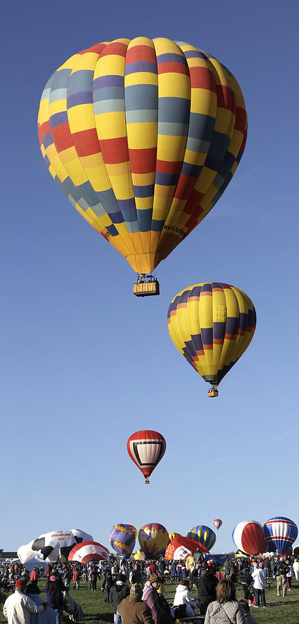 Albuquerque Photograph - Balloon Fiesta 2012 by Mike McGlothlen
