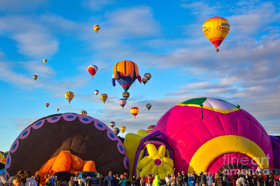 Balloon Fiesta Photograph by Mimi Ditchie