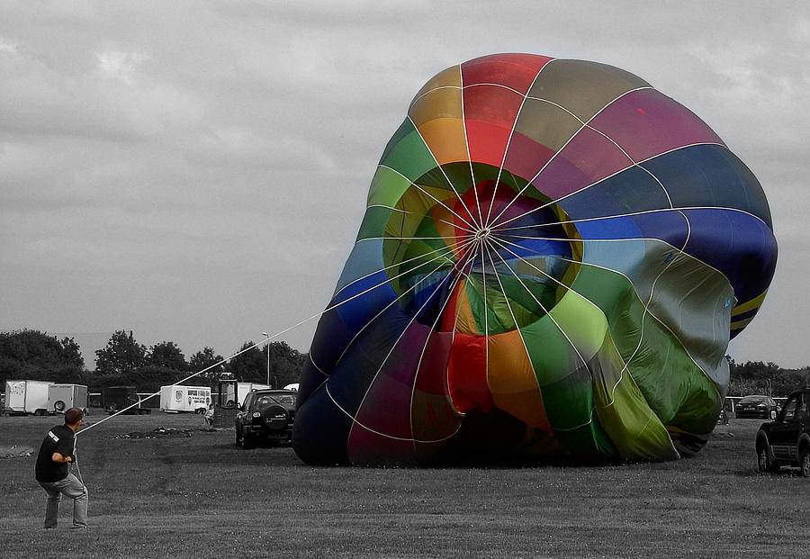 Balloon Fun Photograph by Steve Kearns