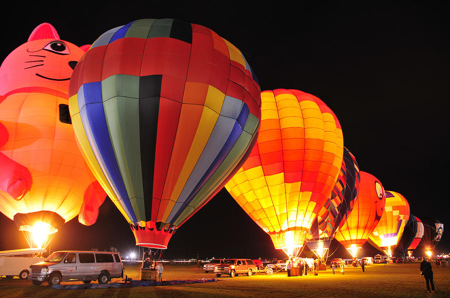 Balloon Glow Photograph by Dan Myers