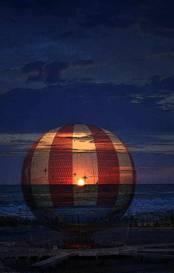 Balloon Glow Photograph by Jerry Hart