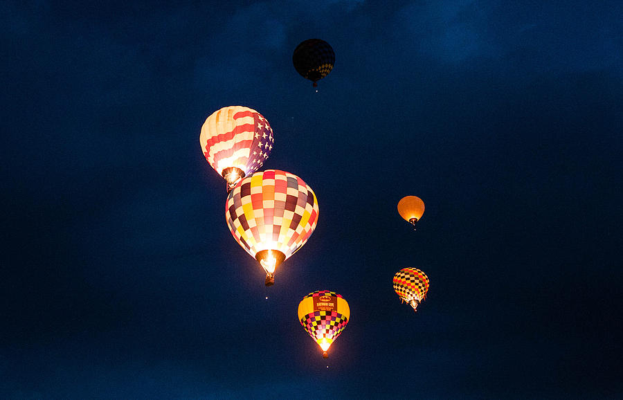 Balloon Glow Photograph by Linda Pulvermacher