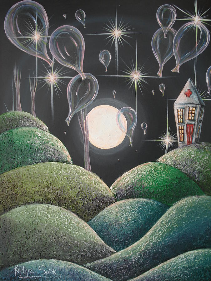 Balloon Hospital II Painting by Krystyna Spink