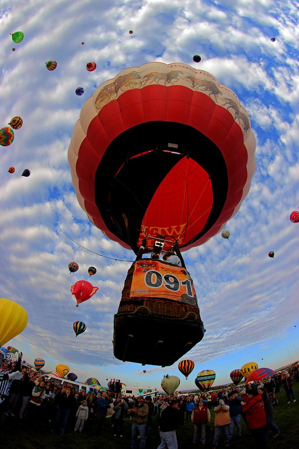 Balloon In Orbit Photograph by Daniel Woodrum