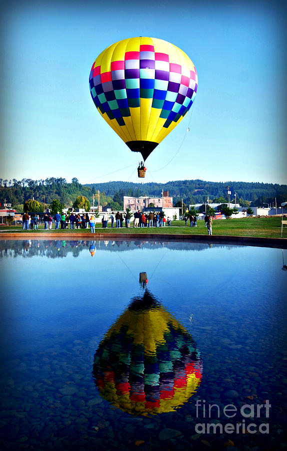 Balloon Reflection Photograph by Mindy Bench