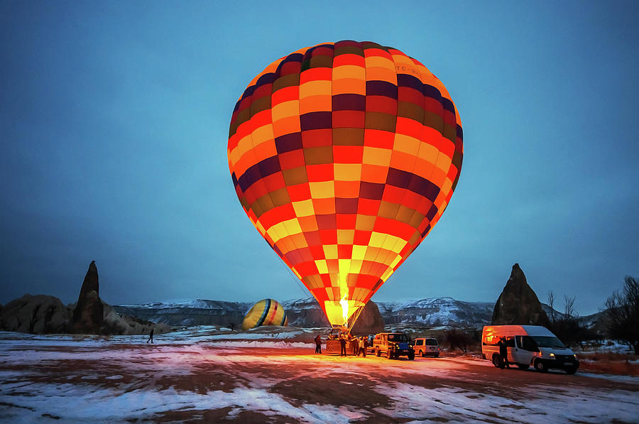 Turkey Photograph - Balloon Ride, Cappadocia by Nejdetduzen