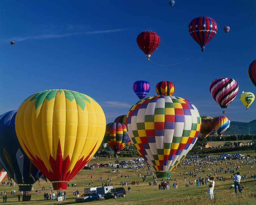 Balloon Rodeo, Co Photograph by James Steinberg - Fine Art America