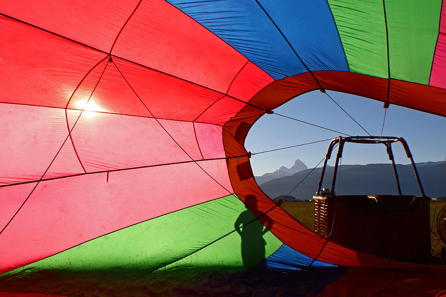 Balloon Silhouette Photograph by Jon Emery