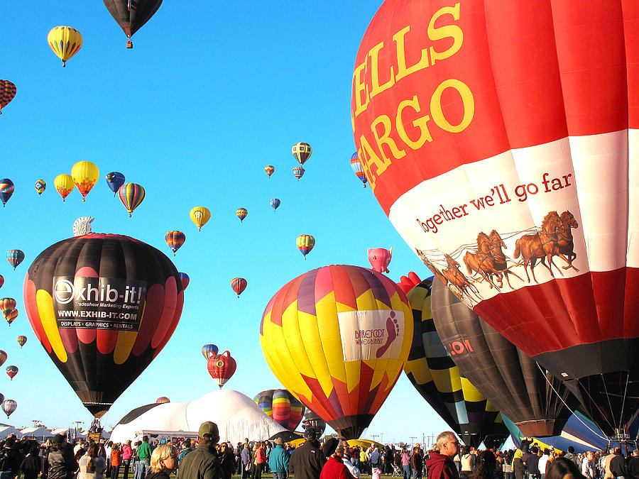 Balloon Sky Photograph by Phil Welsher