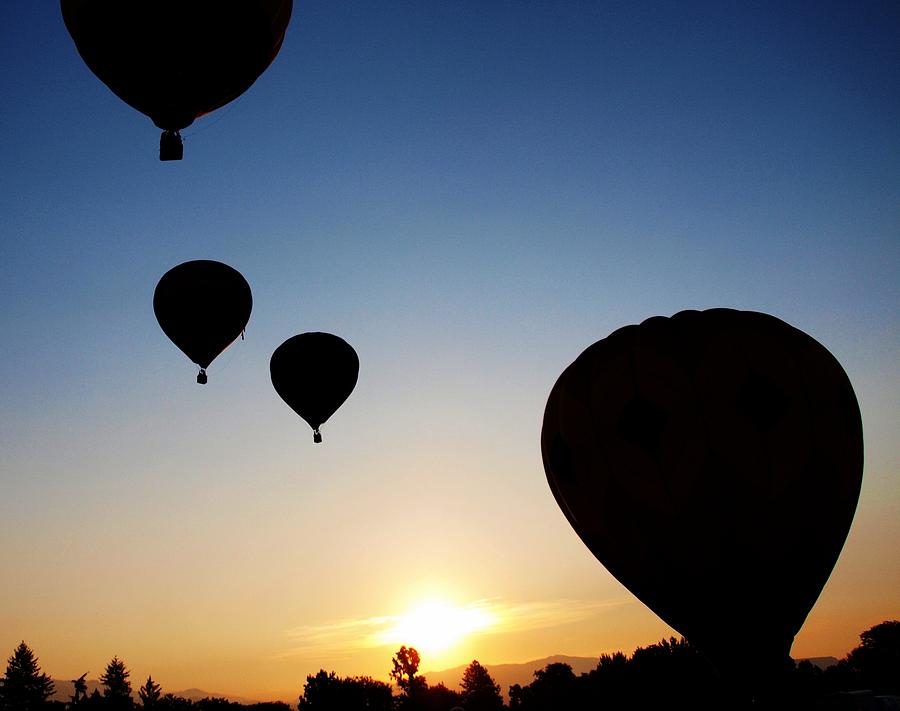 Boise Photograph - Balloon Sunrise by Greg Bush