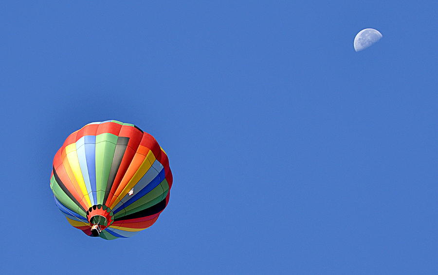 Balloon to the Moon Photograph by AJ  Schibig