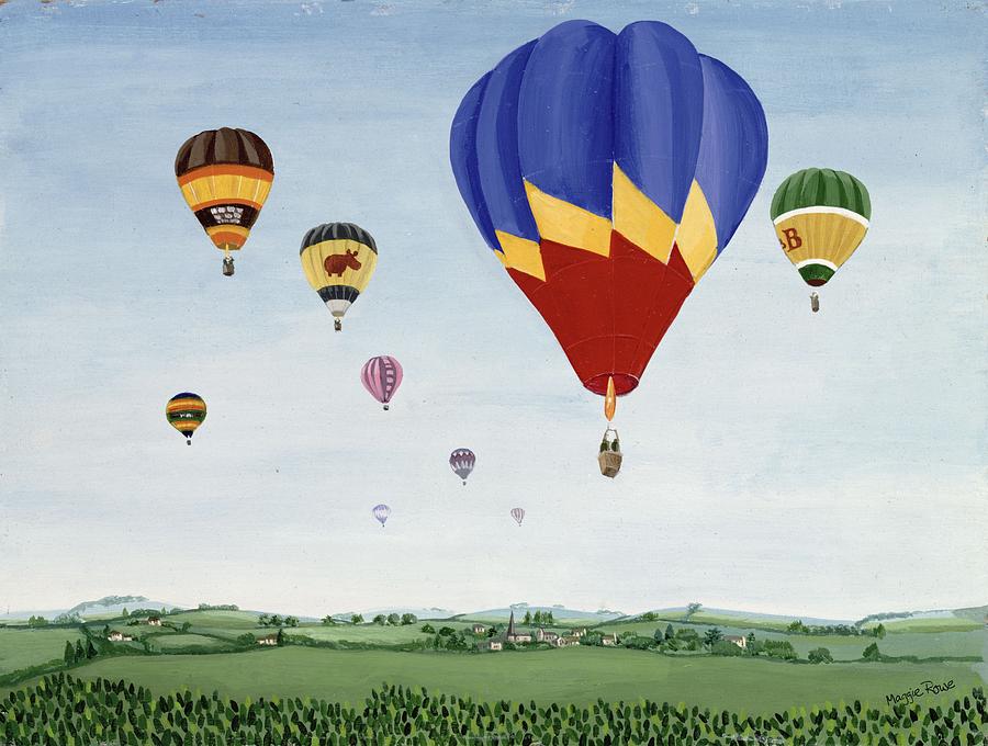 Ballooning Over The Cotswolds Photograph by Maggie Rowe