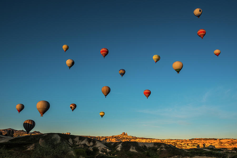 Balloons All Over The Turkey Sky Photograph by Coolbiere Photograph