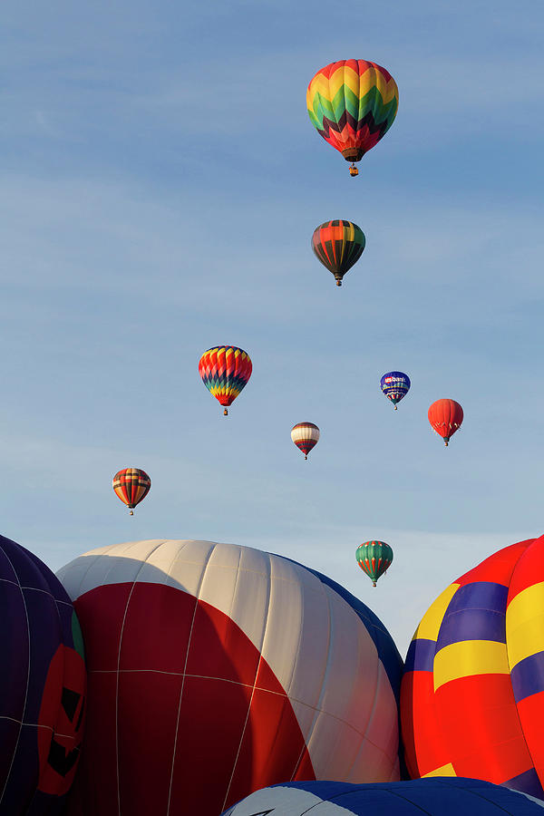 Albuquerque Photograph - Balloons Lifting For The Mass Ascension by Maresa Pryor