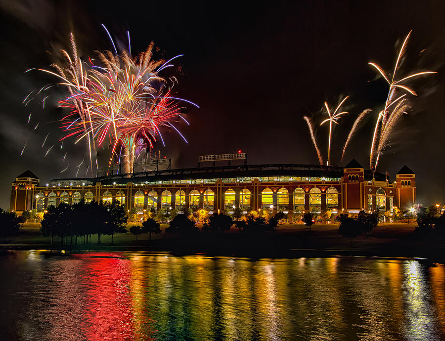 Ballpark Fireworks Photograph by Debby Richards Fine Art America
