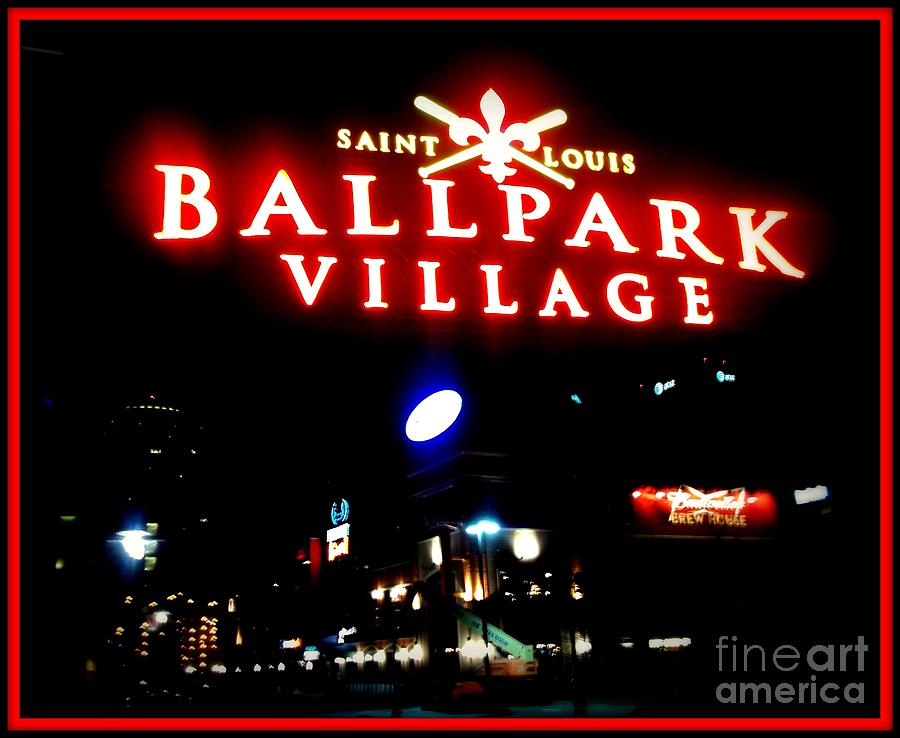 Ballpark Village Framed Photograph by Kelly Awad