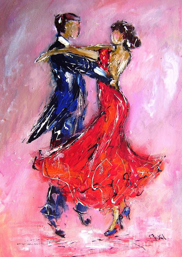 Grab your chance to dance  Painting by Mary Cahalan Lee - aka PIXI