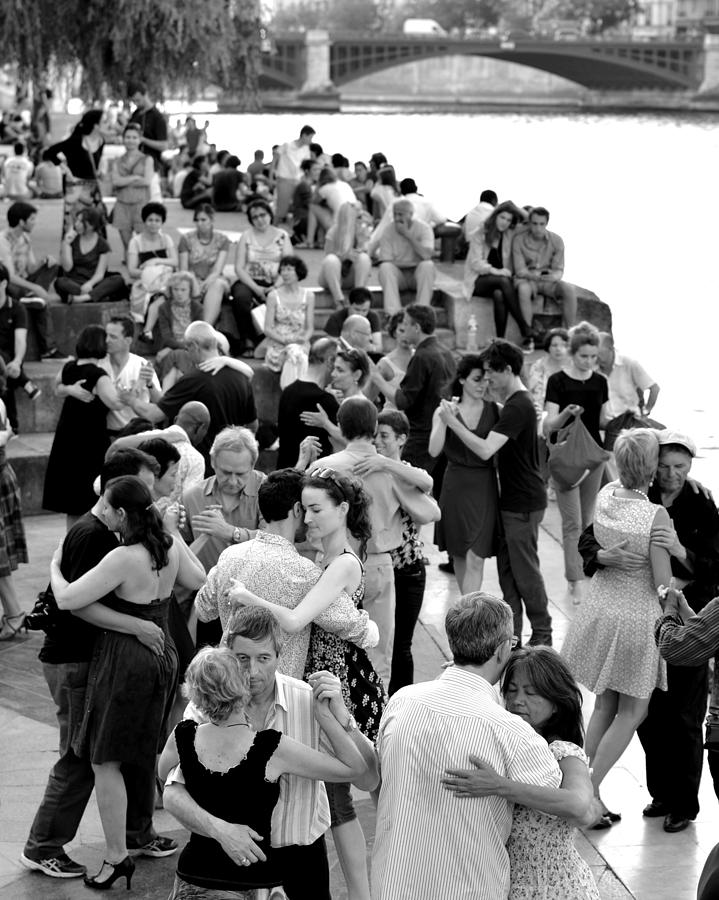 Ballroom dancing on the Seine River in Paris France Photograph by Toby McGuire