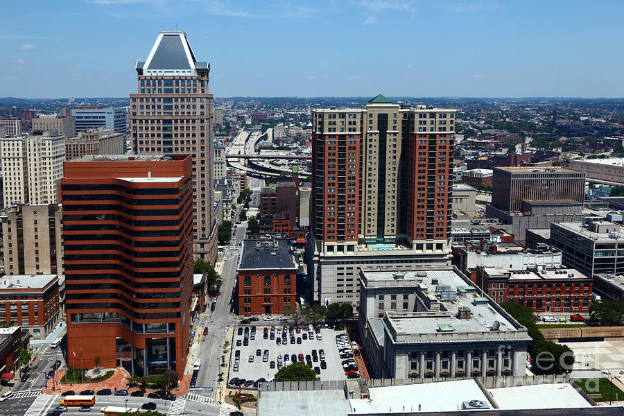 Baltimore City Photograph by James Brunker