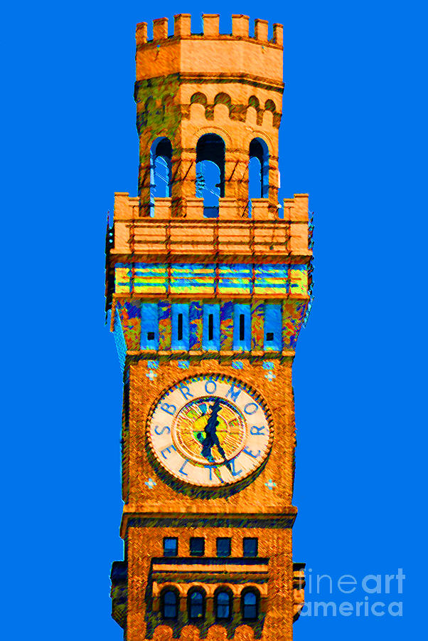 Baltimore Photograph - Baltimore Clock Tower by Jost Houk