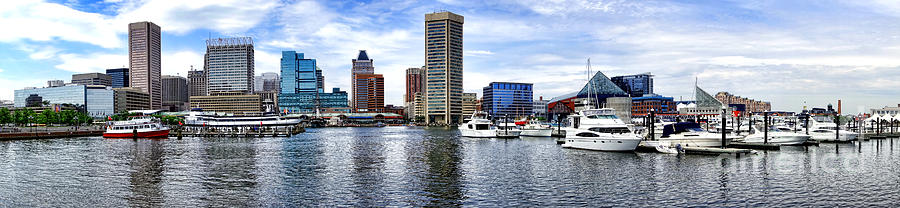 Baltimore Inner Harbor Marina - Generic Photograph by Olivier Le Queinec