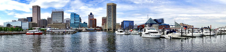 Baltimore Inner Harbor Marina Photograph by Olivier Le Queinec