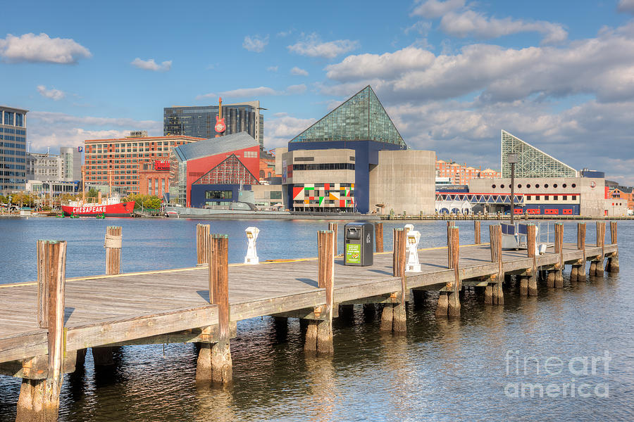 Baltimore Inner Harbor Skyline III Photograph by Clarence Holmes